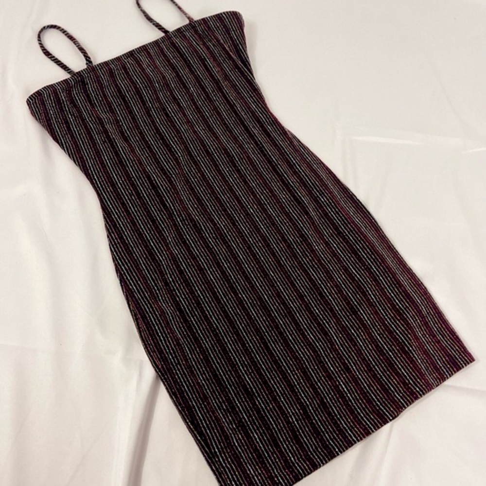 Stripped Color Changing Bodycon Dress